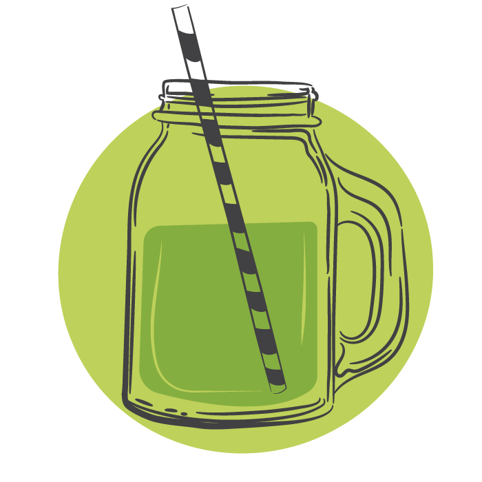icon representing celery juice in a mug
