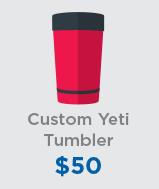 $50 Custom Yeti Tumbler