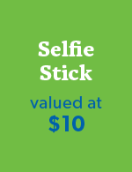 Selfie Stick (valued at $10)
