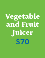 $70 Vegetable and Fruit Juicer