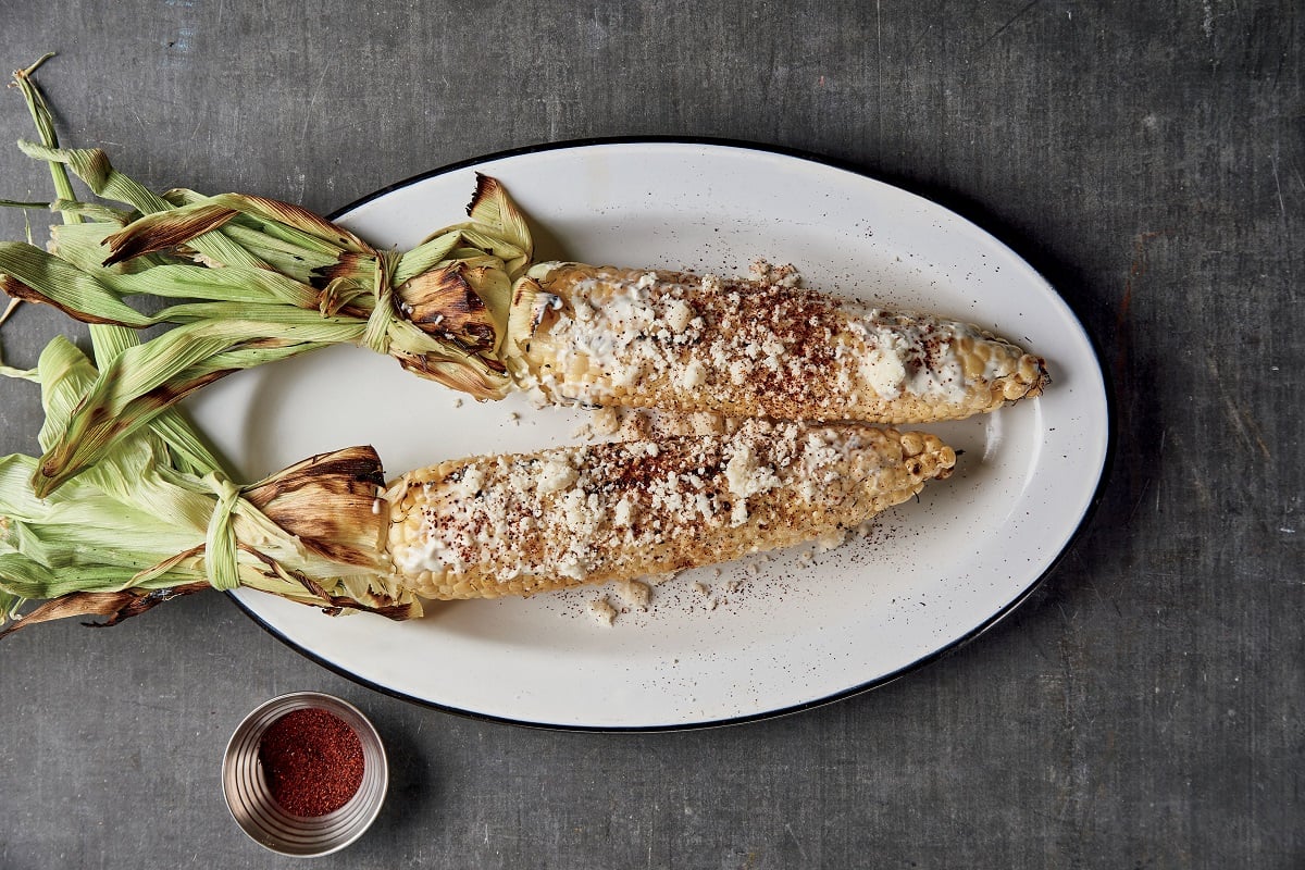 Mexican Style Grilled Corn on the cob